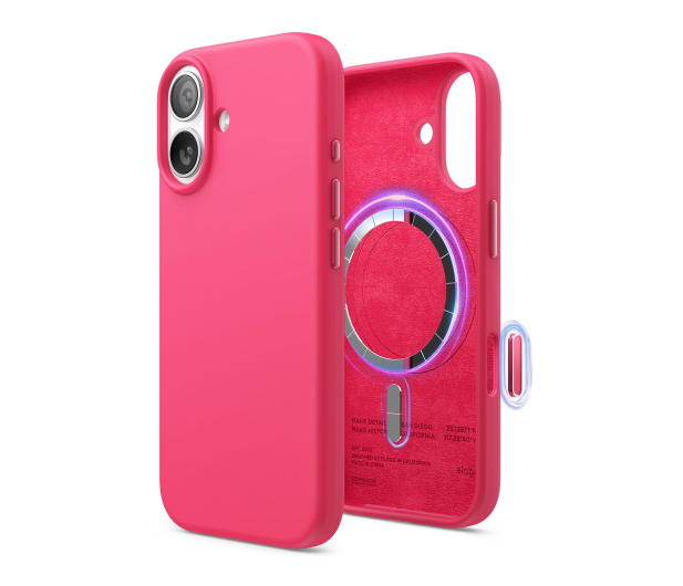 Elago Magsafe Silicon Case do iPhone 17 Ice Pink ES17MSSC61-IRED - 1360537 - zdjęcie